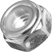 NE Standard Series Locknut Nylon Insert, 1/2"/1/2"-13 Dia., Zinc Plated, Coarse Seaboard Timber Mart