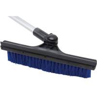 Snow Brush, Telescopic, Polypropylene Blade, 32-1/2" Long, Blue Seaboard Timber Mart