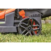 Lawn Mower with Comfort Grip Handle, Push Walk-Behind, Electric, 15" Cutting Width Seaboard Timber Mart