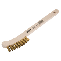 Small Cleaning Scratch Brushes, Brass, 2 x 9 Wire Rows, 8-5/8" Long Seaboard Timber Mart