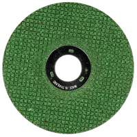 Green Corps Flexible Grinding Wheel, 4-1/2" x 1/8", 7/8" Arbor, Ceramic, Type 27 Seaboard Timber Mart
