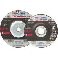 A24T Tough Grind Grinding Wheel, 5" x 1/4", 7/8" Arbor, Aluminum Oxide, Type 27 Seaboard Timber Mart