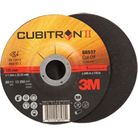 Cut-Off Wheels - CubitronII, 5" x 0.045", 7/8" Arbor, Type 27, Ceramic, 12250 RPM Seaboard Timber Mart