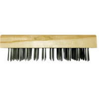 Brosses bloc de boucher &agrave; fils plats, Fil en acier plat, 5 x 10 rangs de fils, Longueur 7-5/8" Seaboard Timber Mart