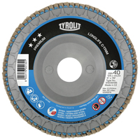 Heavy-Duty C-Trim Flap Disc, 6" x 7/8", Type 29, 40 Grit, Zirconium Seaboard Timber Mart