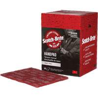 Tampons manuels Scotch-Brite 7447, Oxyde d'aluminium, 9" x 6", Grain Tr&egrave;s fin Seaboard Timber Mart
