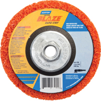 Blaze Rapid Strip Non-Woven Depressed Center Disc - 4-1/2", 4-1/2" Dia., Coarse Grit Seaboard Timber Mart