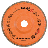 Disques &agrave; lamelles Enduro-Flex, 6" x 7/8", Type 27, Grain 40, Zirconium Seaboard Timber Mart