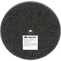 Meule unitaris&eacute;e EXL Scotch-Brite, 5" x 1/2", Arbre de 1/4", Grain de Fin, Carbure de silicium Seaboard Timber Mart