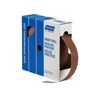 Rouleau de feuille &agrave; poncer pratique, Oxyde d'aluminium, 3" la x 150' lo, Grain P80 Seaboard Timber Mart