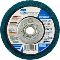Vortex Rapid Blend Non-Woven Depressed Center Abrasive Disc, 4-1/2" Dia., 100-120 Grit, Aluminum Oxide Seaboard Timber Mart