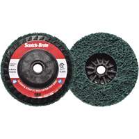 Disque extra coupe  Clean and Strip  XT Pro Scotch-Brite, 4-1/2" dia., Grain Extra grossier, Oxyde d'aluminium Seaboard Timber Mart