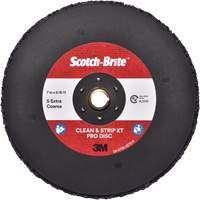 Disque  Clean and Strip  XT Pro Scotch-Brite, 7" dia., Grain Extra grossier, Carbure de silicium Seaboard Timber Mart