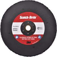 Disque extra coupe  Clean and Strip  XT Pro Scotch-Brite, 7" dia., Grain Extra grossier, Oxyde d'aluminium Seaboard Timber Mart