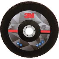 Disque &agrave; lamelles &agrave; changement rapide 769F, 7" x 5/8"-11, Type 27, Grain 40+, Oxyde d'aluminium/C&eacute;ramique Seaboard Timber Mart