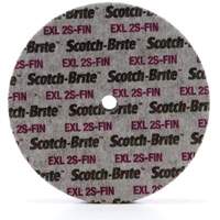 Meule unitaris&eacute;e EXL Scotch-Brite, 6" x 1/4", Arbre de 1/4", Grain de Fin, Carbure de silicium Seaboard Timber Mart