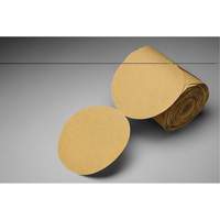 Disque abrasif dor&eacute; en rouleau de papier Stikit, 6" dia., Grain P150, Oxyde d'aluminium Seaboard Timber Mart