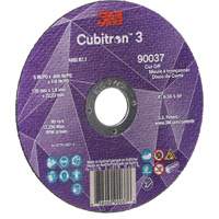 Meule &agrave; tronçonner Cubitron 3, 5" x 0,045", Arbre de 7/8", Type 1, C&eacute;ramique, 12250 Tr/min Seaboard Timber Mart