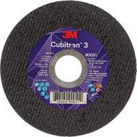 Meule &agrave; tronçonner Cubitron 3, 4-1/2" x 0,04", Arbre de 7/8", Type T1, C&eacute;ramique, 13 300 Tr/min Seaboard Timber Mart