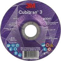 Cubitron 3 Cut-Off Wheel, 4-1/2" x 0.045", 7/8" Arbor, Type T27, Ceramic, 13300 RPM Seaboard Timber Mart