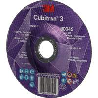 Cubitron™ 3 Cut-Off Wheel, 5" x 0.045", 7/8" Arbor, Type T27, Ceramic, 12250 RPM NY551 | Seaboard Timber Mart