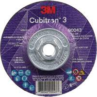 Cubitron 3 Cut-Off Wheel, 4-1/2" x 1/8", 5/8"-11 Arbor, Type T27, Ceramic, 13300 RPM Seaboard Timber Mart