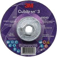 Cubitron 3 Cut-Off Wheel, 4-1/2" x 0.045", 5/8"-11 Arbor, Type T27, Ceramic, 13300 RPM Seaboard Timber Mart