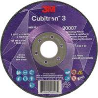Cubitron 3 Depressed Centre Grinding Wheel, 5" x 1/4", 7/8" Arbor, Ceramic, Type T27 Seaboard Timber Mart