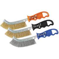 Brass Coated Steel Scratch Brush, 9-5/8" Long Seaboard Timber Mart