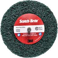 Disque Clean and Strip XT Pro Extra Cut Disc XC-DC Scotch-Brite, 4" dia., Grain Extra grossier, Oxyde d'aluminium Seaboard Timber Mart