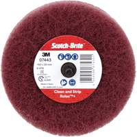 Scotch-Brite Roloc Plus General Purpose Scuffing Wheel, 4" Dia. Seaboard Timber Mart