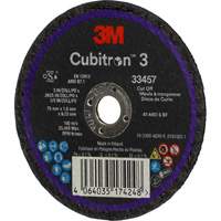 Cubitron 3 Cut-Off Wheel, 3" x 0.063", 3/8" Arbor, Ceramic Seaboard Timber Mart