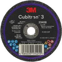 Cubitron 3 Cut-Off Wheel, 3" x 0.039", 3/8" Arbor, Ceramic Seaboard Timber Mart