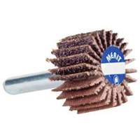 Mini Flap Wheel, Aluminum Oxide, 80 Grit, 1-1/2" x 1-1/2" x 1/4" Seaboard Timber Mart