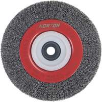 Roue d'&eacute;tabli sertie, 6" dia., Fils 0,014", Arbre 1/2"-2 Seaboard Timber Mart