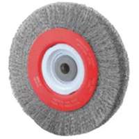 Roue d'&eacute;tabli sertie, 8" dia., Fils 0,014", Arbre 1/2"-2 Seaboard Timber Mart