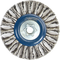 Roue compl&egrave;te de c&acirc;ble de torsion, Dia. 4", Fils 0,02", Arbre 5/8"-11, Acier inoxydable Seaboard Timber Mart