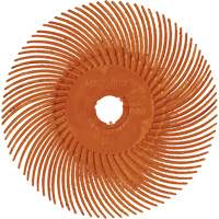 Scotch-Brite Type C Precision Radial Bristle Brush PN-RB, Ceramic, 80+ Grit, 3" Dia. Seaboard Timber Mart