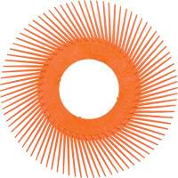 Scotch-Brite Type C Precision Radial Bristle Brush PN-RB without Adapter, Ceramic, 80+ Grit, 7-5/8" Dia. Seaboard Timber Mart