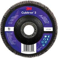 Cubitron 3 Flat Flap Disc 1169F, 5" x 7/8", Type T27, 60+ Grit, Ceramic Seaboard Timber Mart