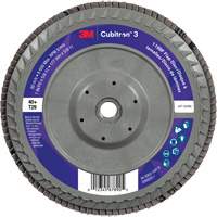 Cubitron 3 Conical  Flap Disc with Quick Change 1169F, 7" x 5/8"-11, Type T29, 40+ Grit, Ceramic Seaboard Timber Mart