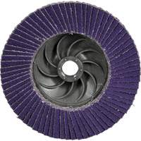 Cubitron 3 Conical  Flap Disc with Quick Change 1169F, 4-1/2" x 5/8"-11, Type T29, 80+ Grit, Ceramic Seaboard Timber Mart