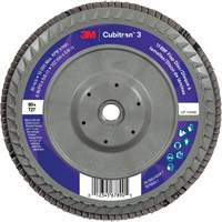 Cubitron 3 Flat Flap Disc with Quick Change 1169F, 6" x 5/8"-11, Type T27, 80+ Grit, Ceramic Seaboard Timber Mart
