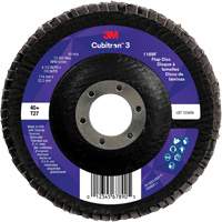 Cubitron 3 Flat Flap Disc 1169F, 4-1/2" x 7/8", Type T27, 40+ Grit, Ceramic Seaboard Timber Mart