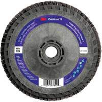 Cubitron 3 Conical  Flap Disc with Quick Change 1169F, 5" x 5/8"-11, Type T29, 40+ Grit, Ceramic Seaboard Timber Mart