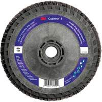 Disque &agrave; lamelles Cubitron 3 1169F, 5" x 5/8"-11, Type T27, Grain 40+, C&eacute;ramique Seaboard Timber Mart