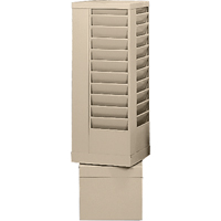 Pr&eacute;sentoirs, Rotatif, 44 fentes, Acier, 14-1/8" la x 14-1/8" p x 48-1/2" h Seaboard Timber Mart