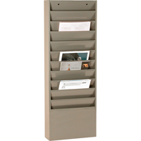 Pr&eacute;sentoirs, Stationnaire, 11 fentes, Acier, 13-1/4" la x 4-1/8" p x 36" h Seaboard Timber Mart