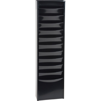 Pr&eacute;sentoirs, Stationnaire, 11 fentes, Acier, 9-3/4" la x 4-1/8" p x 36" h Seaboard Timber Mart