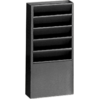 Pr&eacute;sentoirs, Stationnaire, 5 fentes, Acier, 9-3/4" la x 4-1/8" p x 21" h Seaboard Timber Mart